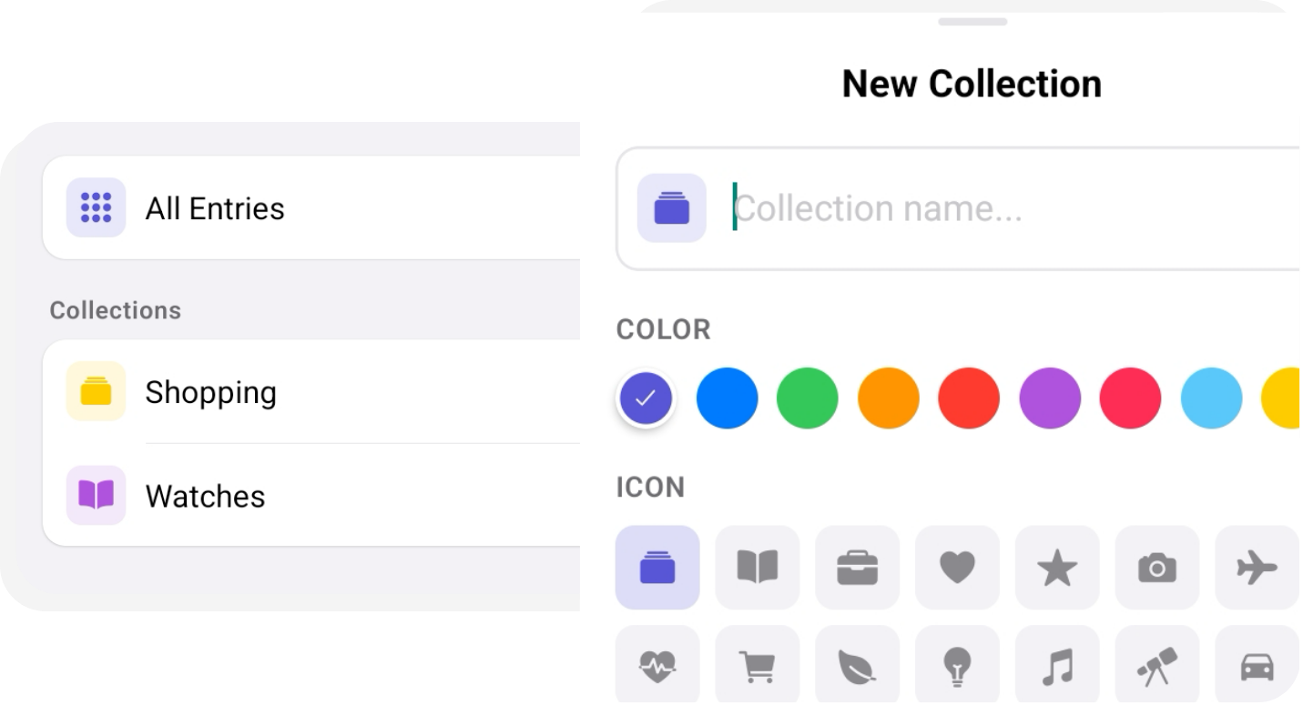Collections UI