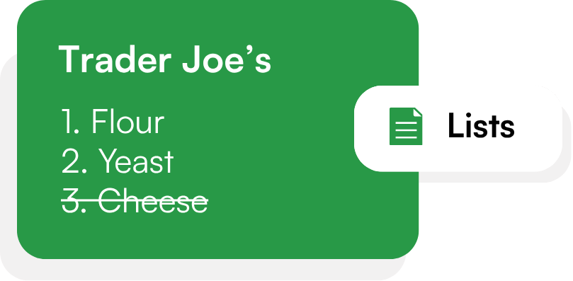 Create Checklists